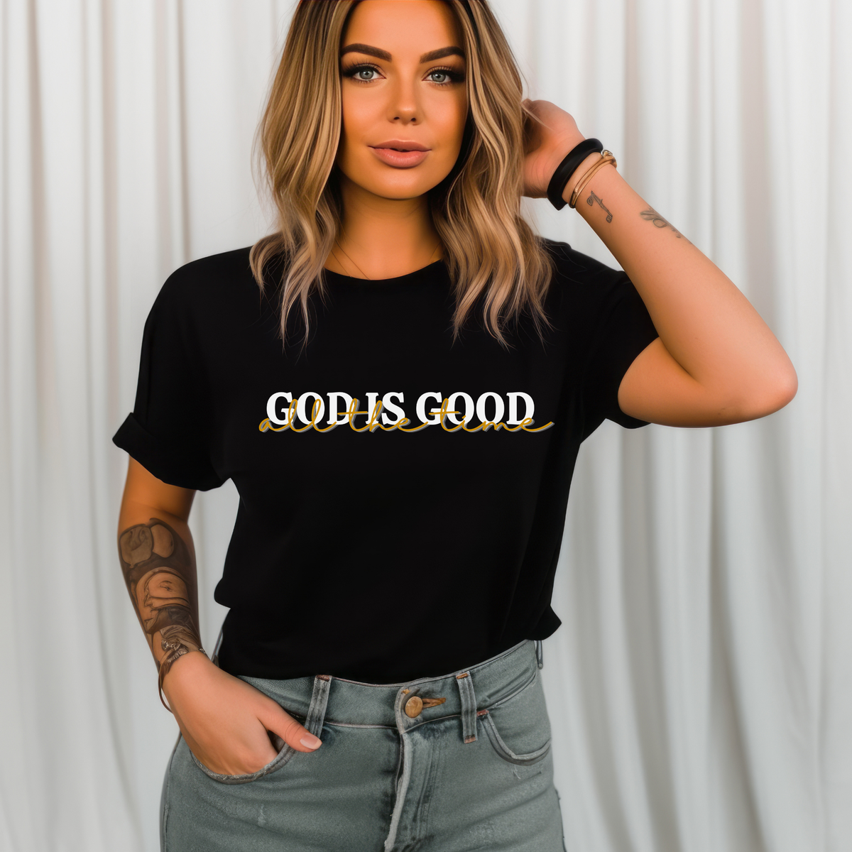 God Is Good All The Time Tee | Christian T-Shirt