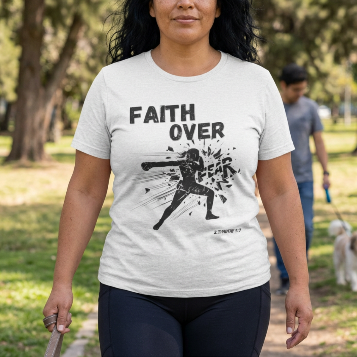 Faith Over Fear Tee | Christian Kickboxing Shirt