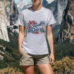Saved By Grace Tee | Vintage Christian Beach Shirt