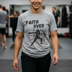 Faith Over Fear Tee | Christian Kickboxing Shirt