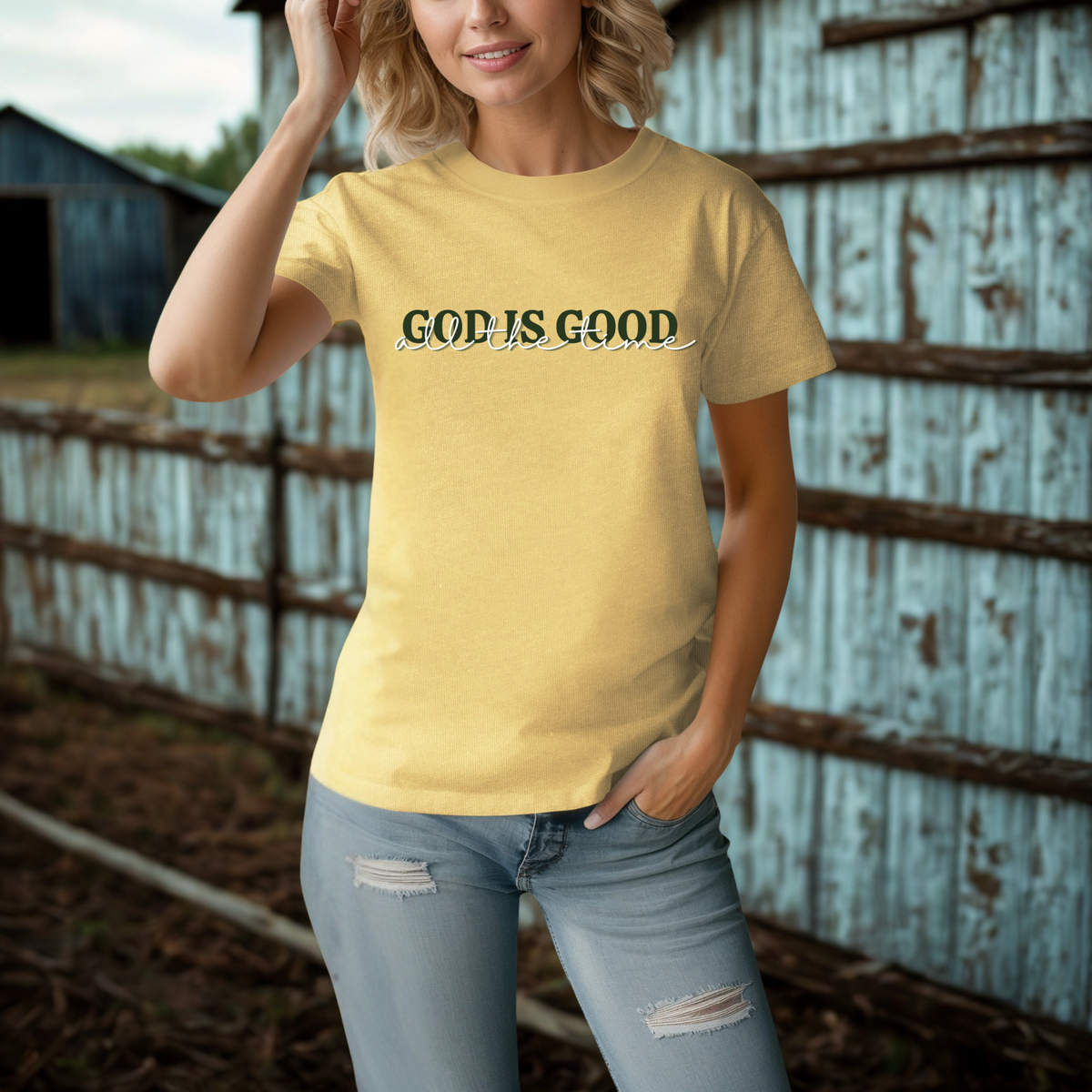 God Is Good All The Time Tee | Christian T-Shirt