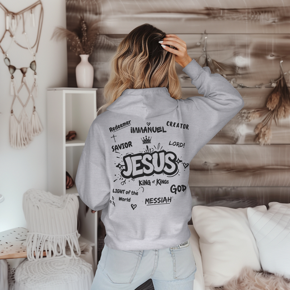 Lion of Judah Hoodie | Christian Jesus Name Hoodie