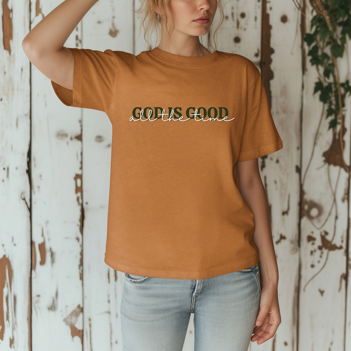 God Is Good All The Time Tee | Christian T-Shirt