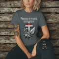 Powered by Plants Sustained by Christ | Christian Tee