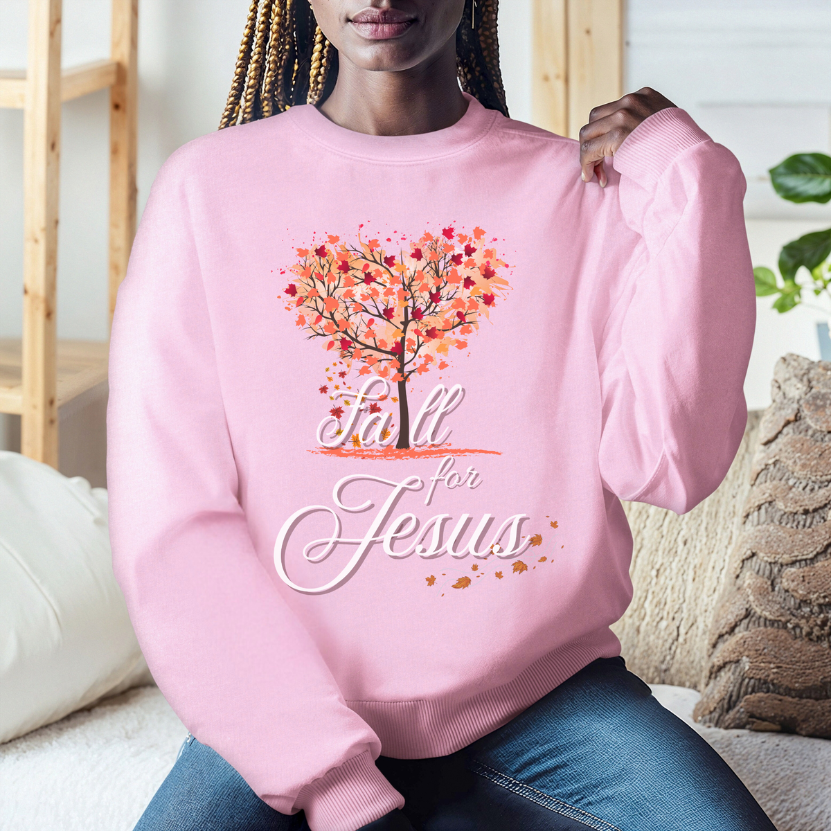 Fall for Jesus Sweatshirt | Unisex Christian Fall Wear