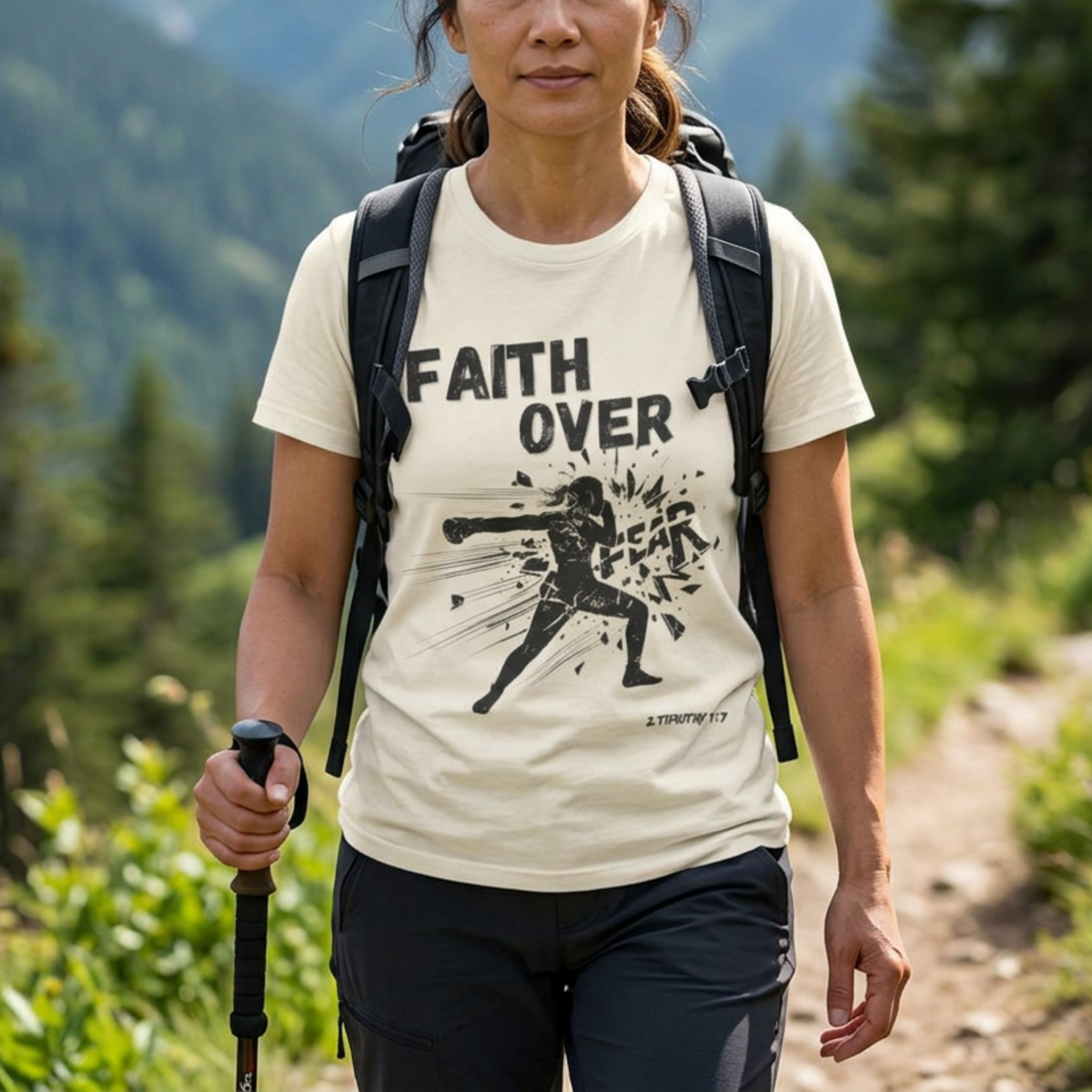 Faith Over Fear Tee | Christian Kickboxing Shirt