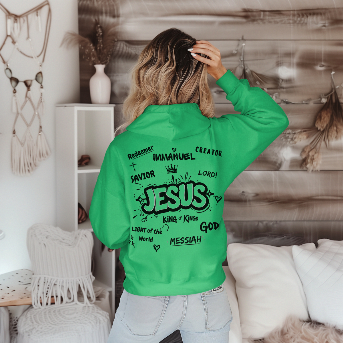 Lion of Judah Hoodie | Christian Jesus Name Hoodie