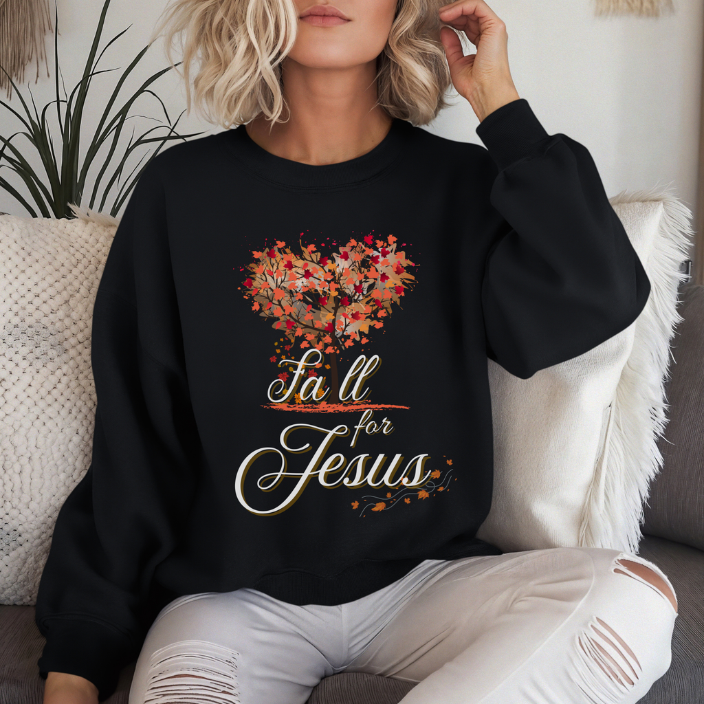 Fall for Jesus Sweatshirt | Unisex Christian Fall Wear