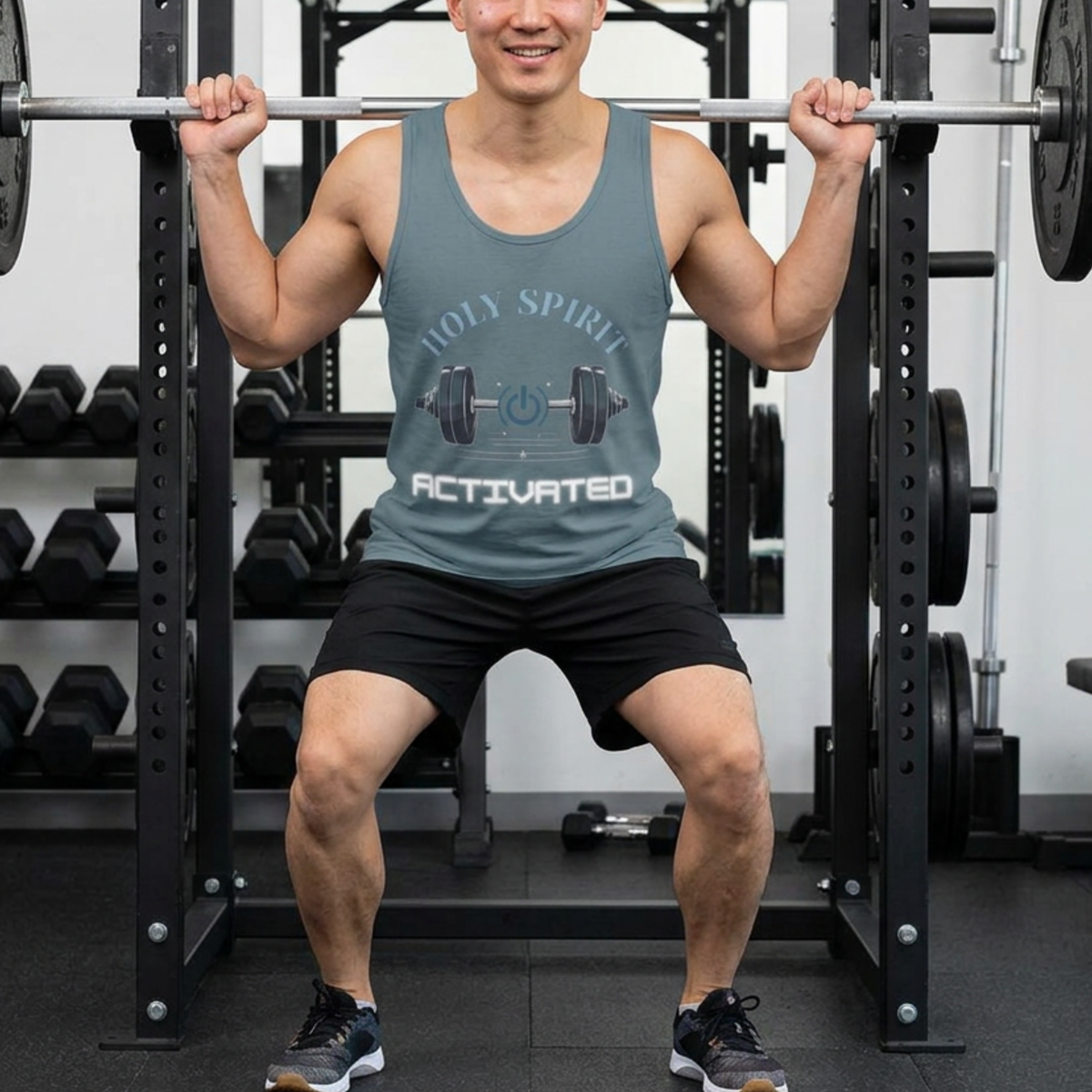 Holy Spirit Activated Tank Top | Unisex Christian Gym Tee