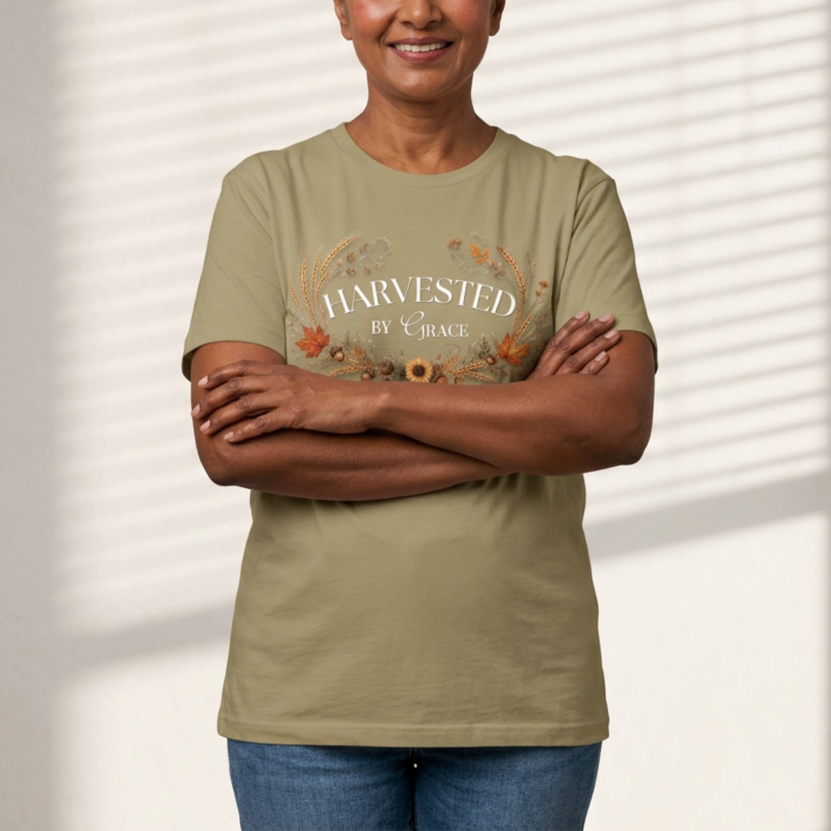 Harvested by Grace Tee | Christian Fall T-Shirt