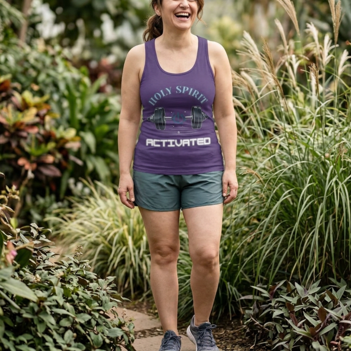 Holy Spirit Activated Tank Top | Unisex Christian Gym Tee