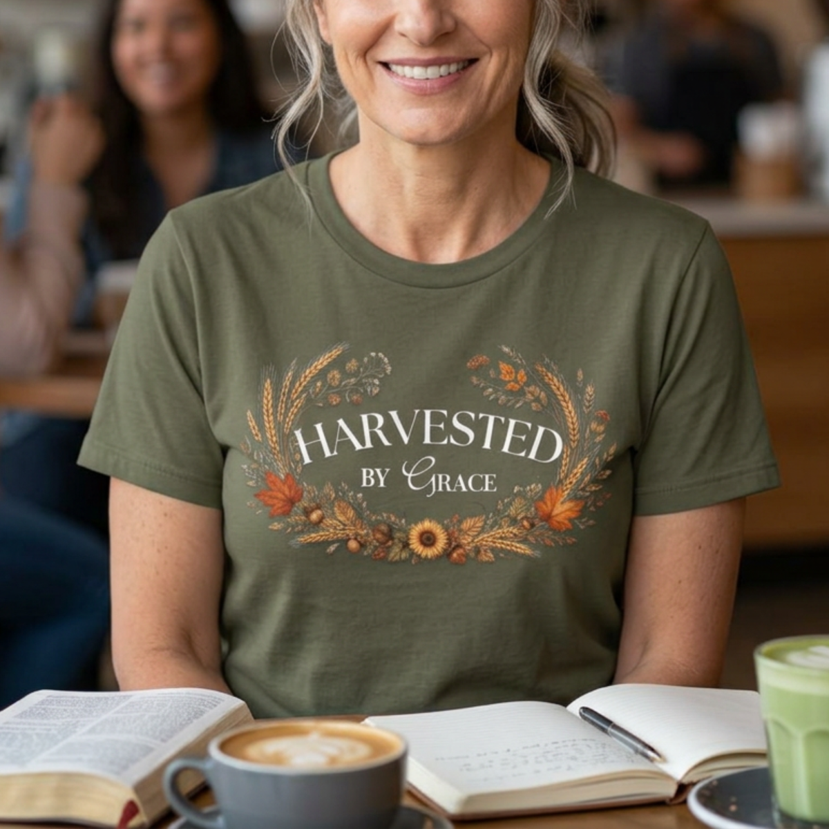 Harvested by Grace Tee | Christian Fall T-Shirt