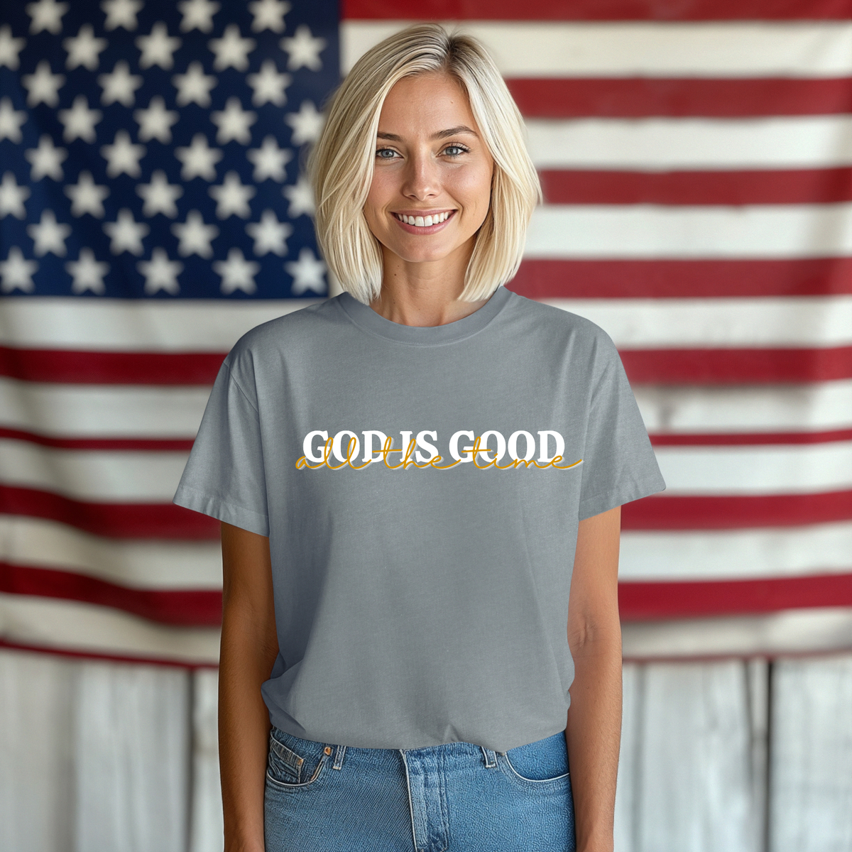 God Is Good All The Time Tee | Christian T-Shirt
