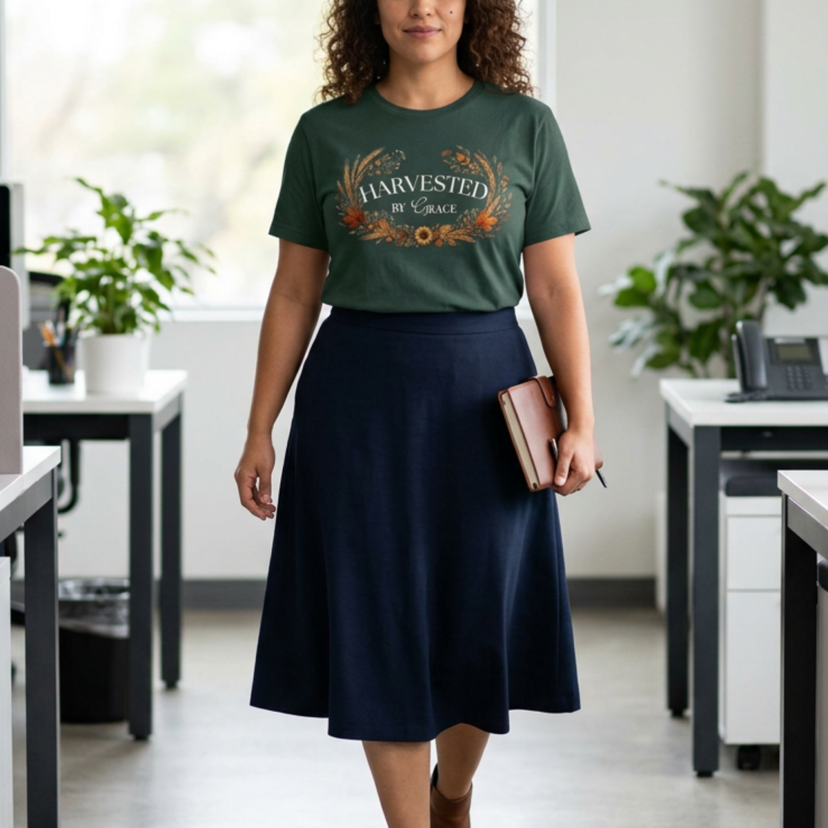 Harvested by Grace Tee | Christian Fall T-Shirt