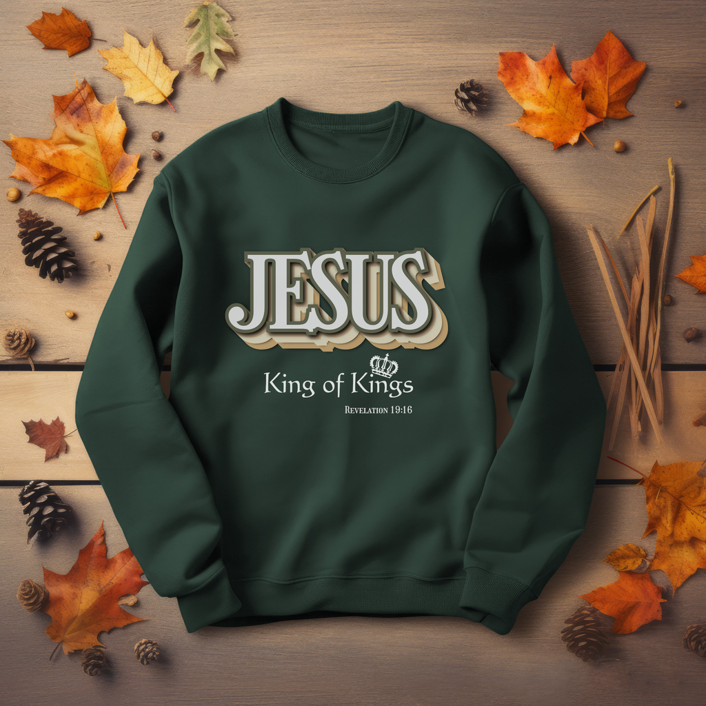 King of Kings Sweatshirt | Christian Fall Sweatshirt