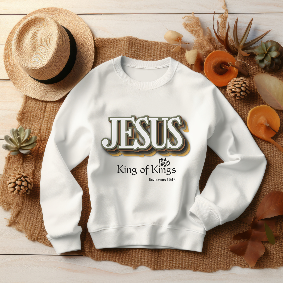 King of Kings Sweatshirt | Christian Fall Sweatshirt